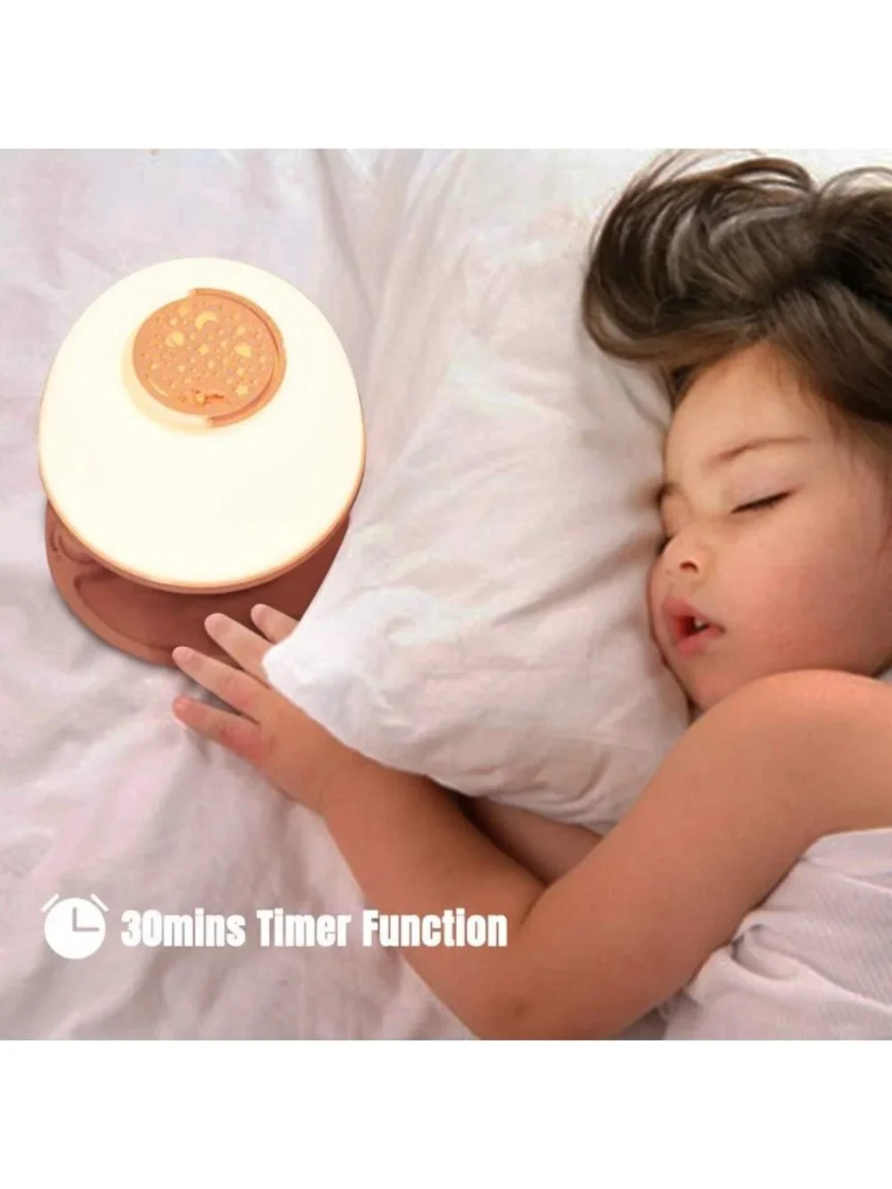LED Star Projector Night Light for Toddlers - Color Changing, Rechargeable